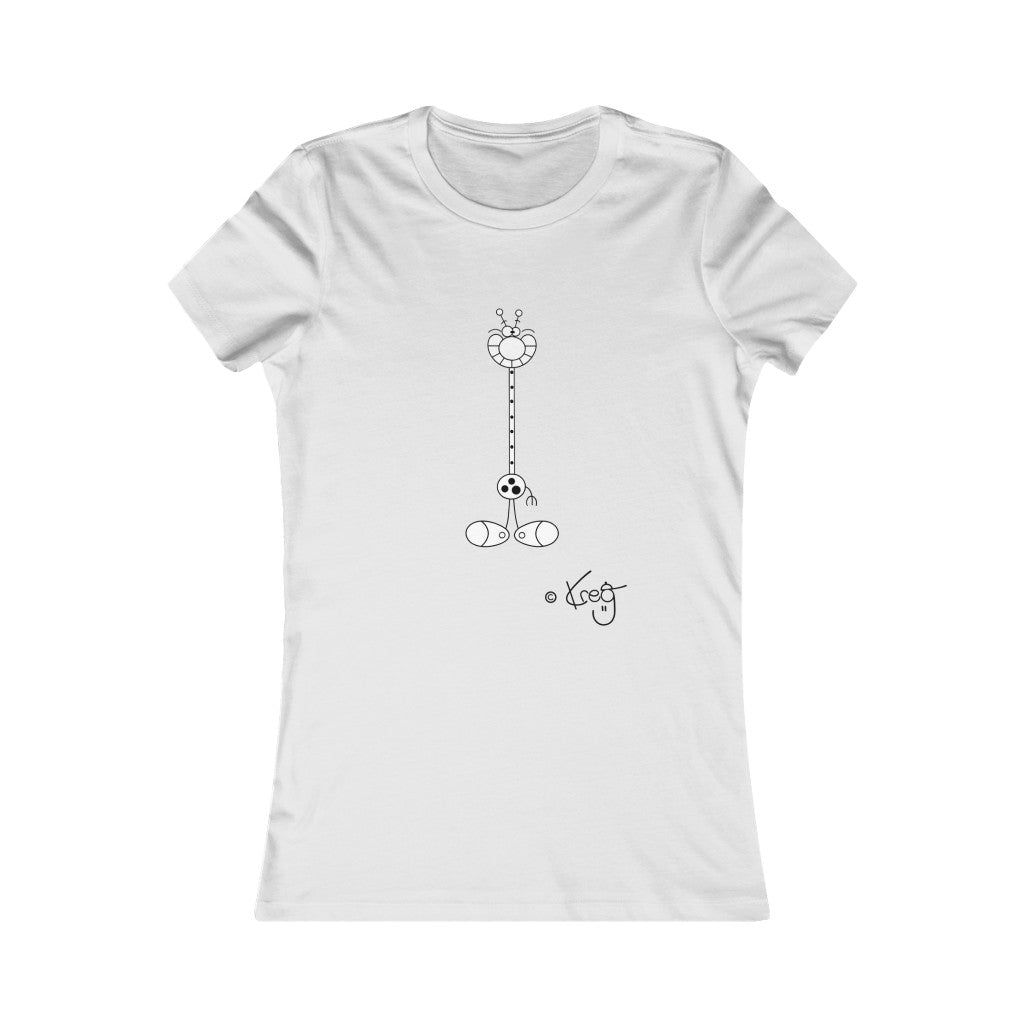 Laugh Giraffe,Women's Favorite Tee