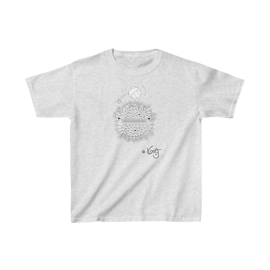 VolleyBall Fun,Kids Heavy Cotton™ Tee