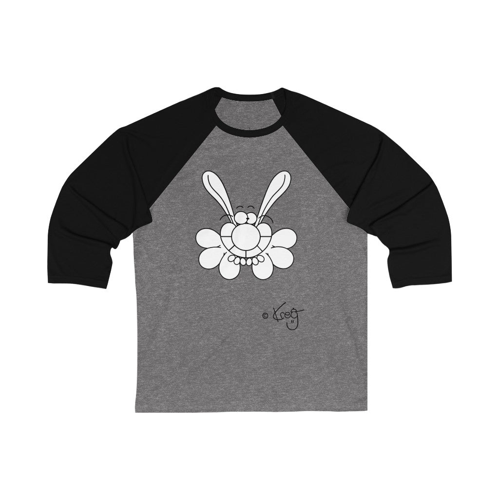 Froggy,Unisex 3\4 Sleeve Baseball Tee