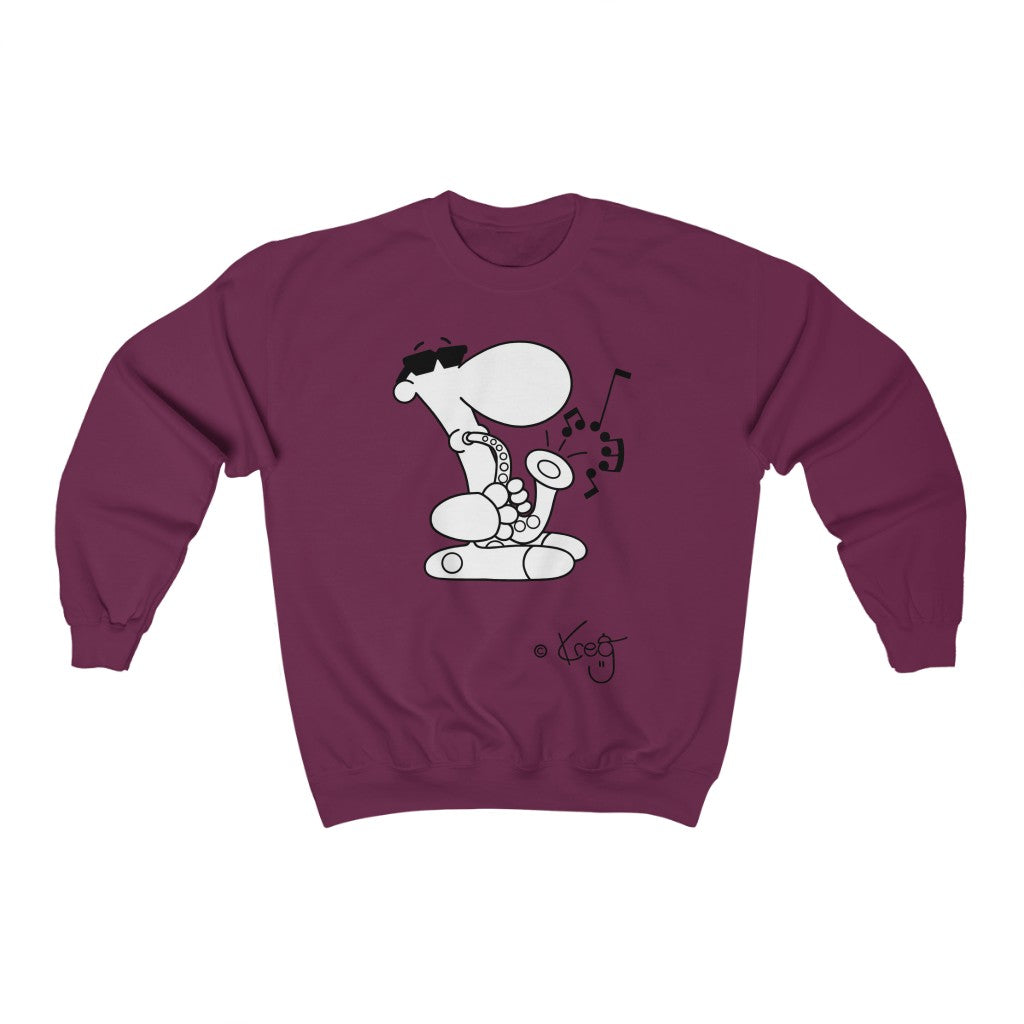 Sax Dude,Unisex Heavy Blend™ Crewneck Sweatshirt