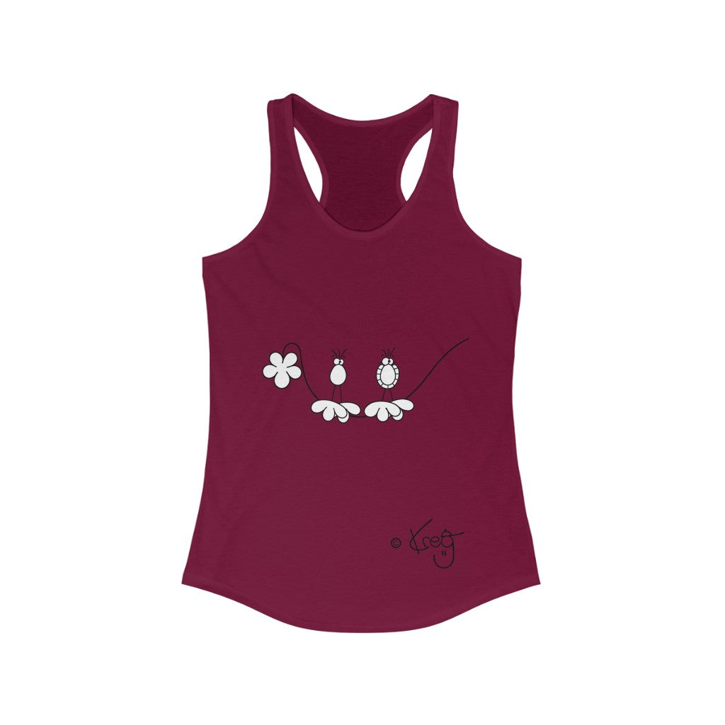 Silly Birdz,Women's Ideal Racerback Tank