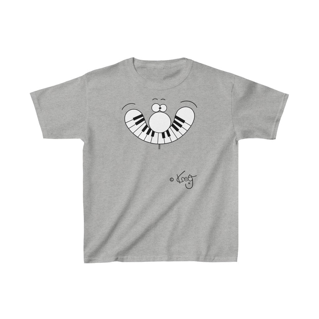 Smile Piano,Kids Heavy Cotton™ Tee