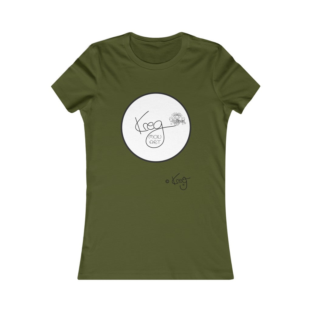 Kreg Mon Art Logo,Women's Favorite Tee