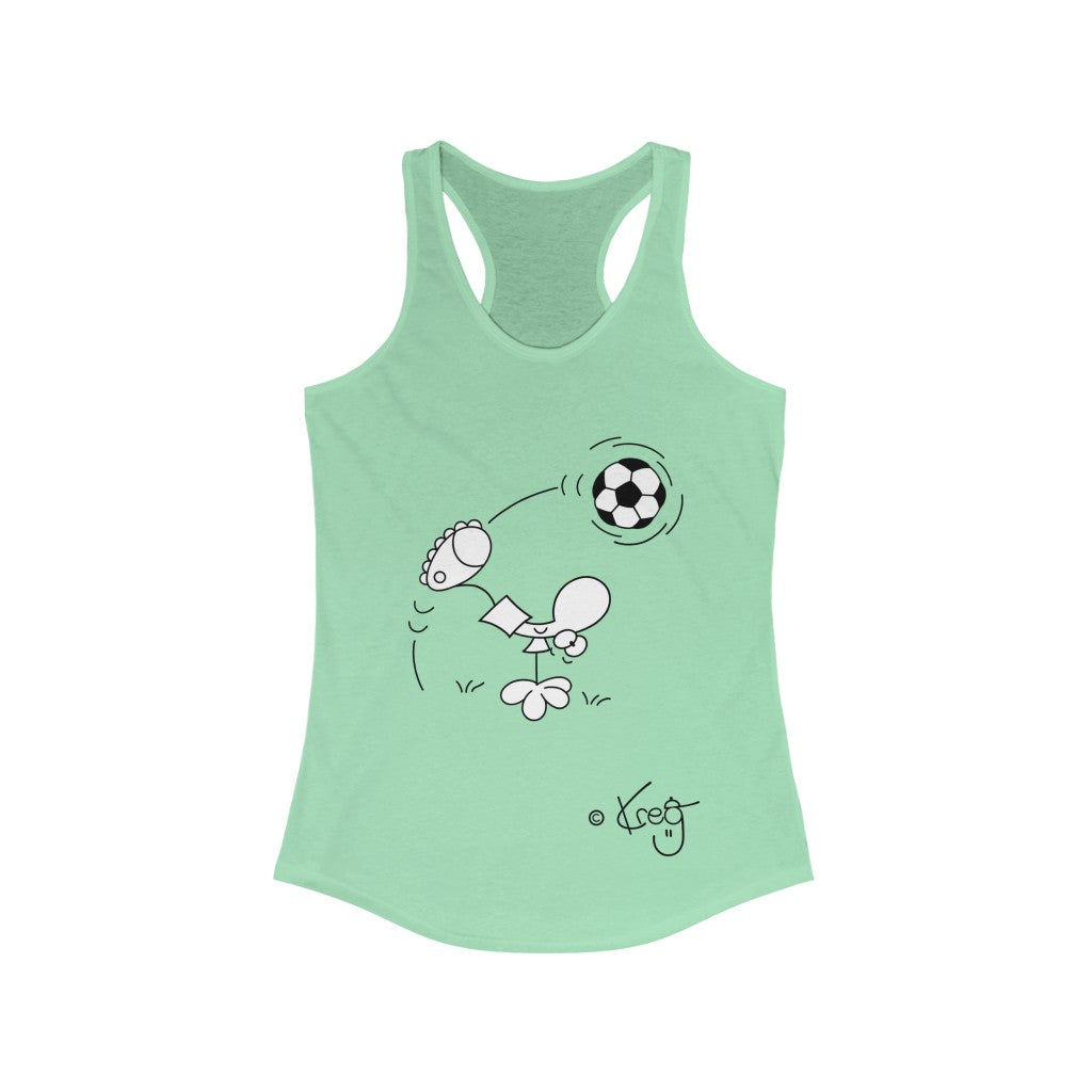 Soccer,Women's Ideal Racerback Tank