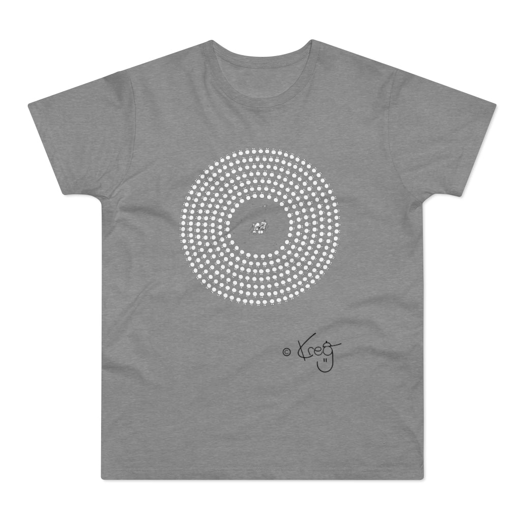 Circle Artist,Single Jersey Men's T-shirt