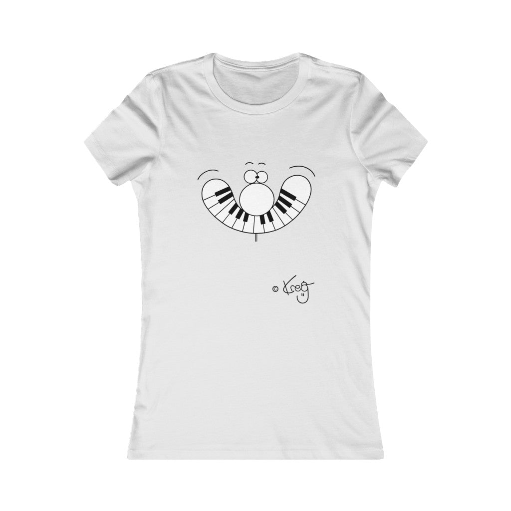 Smile Piano,Women's Favorite Tee