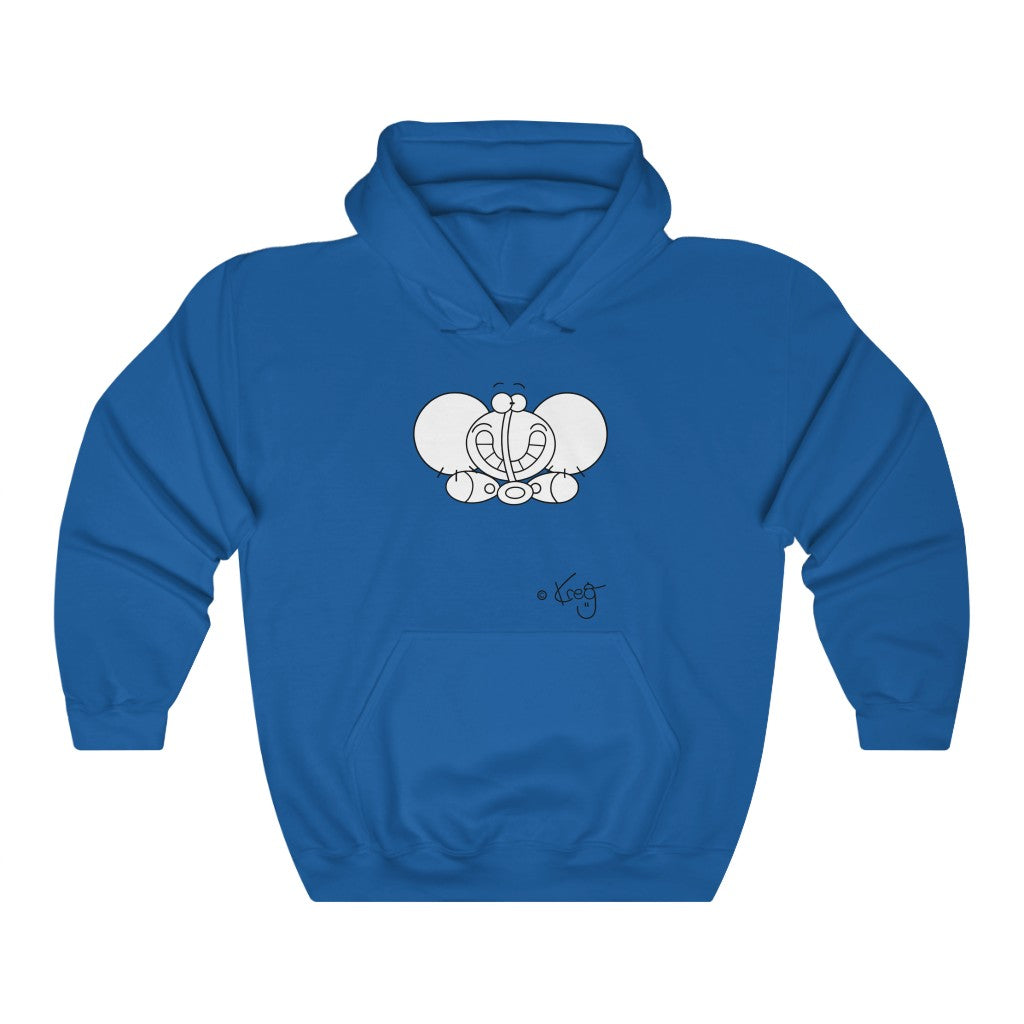 Smile Elephant,Unisex Heavy Blend™ Hooded Sweatshirt