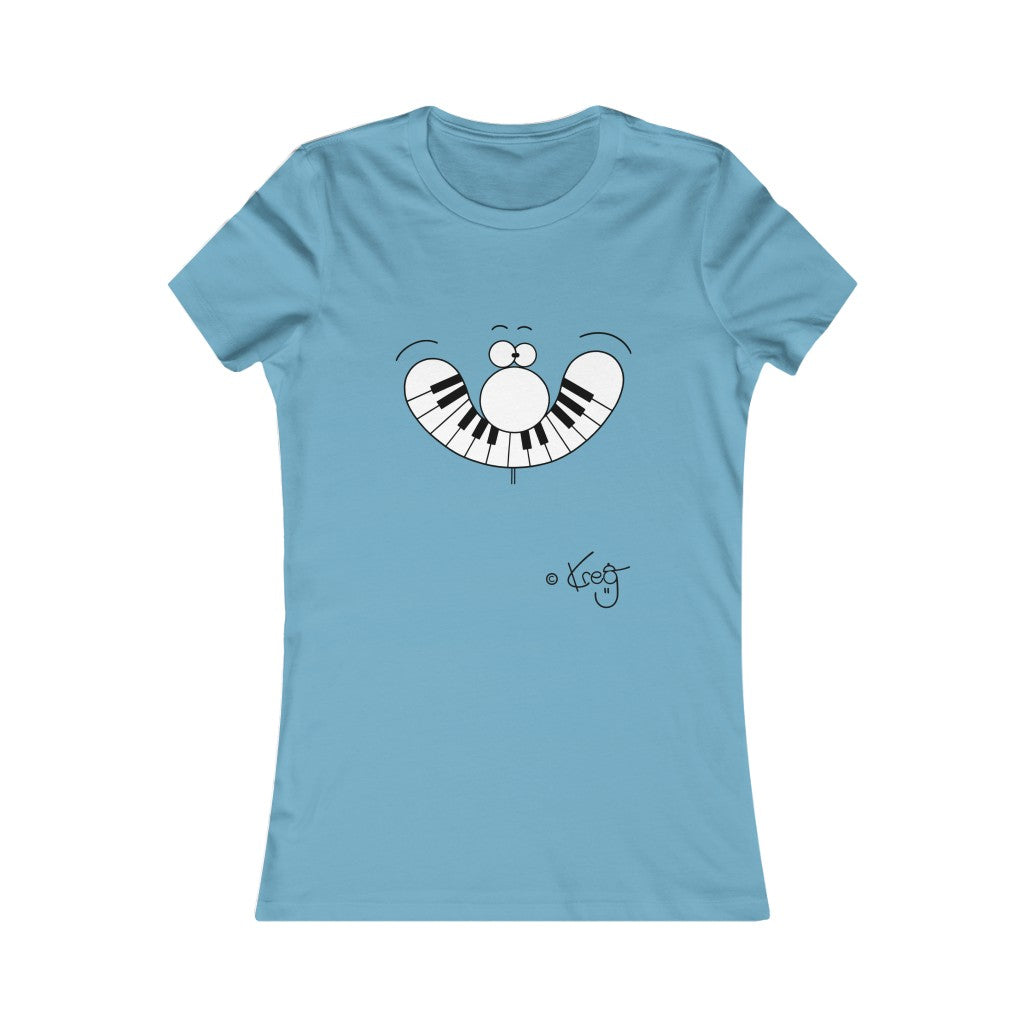 Smile Piano,Women's Favorite Tee