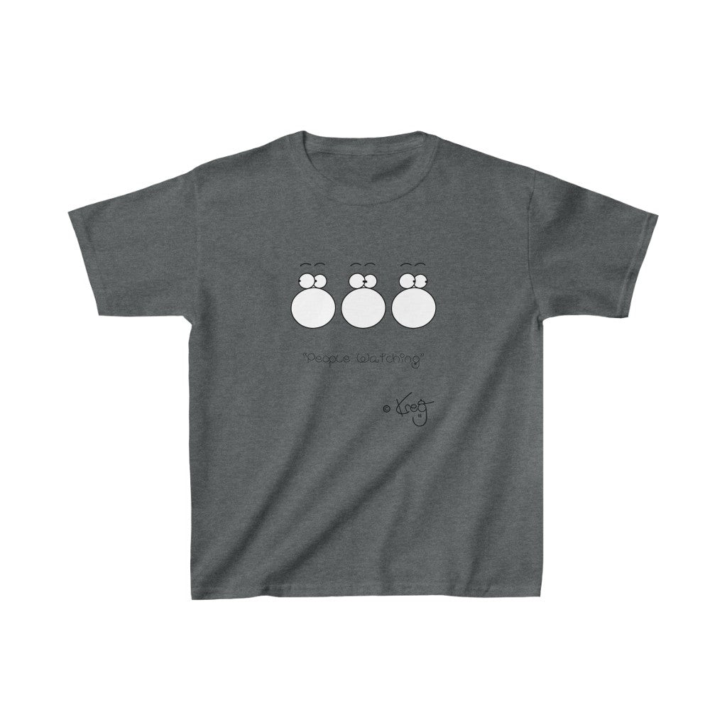 People Watching,Kids Heavy Cotton™ Tee