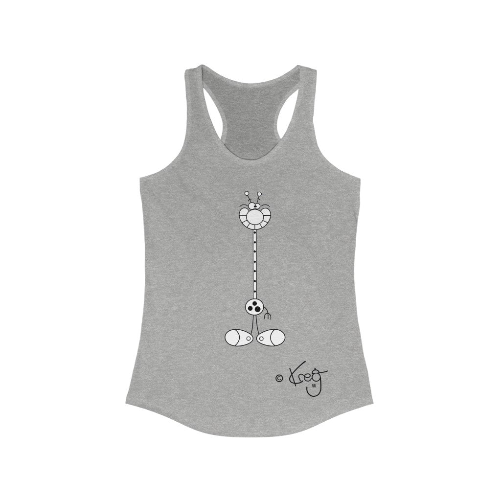 Laugh Giraffe,Women's Ideal Racerback Tank