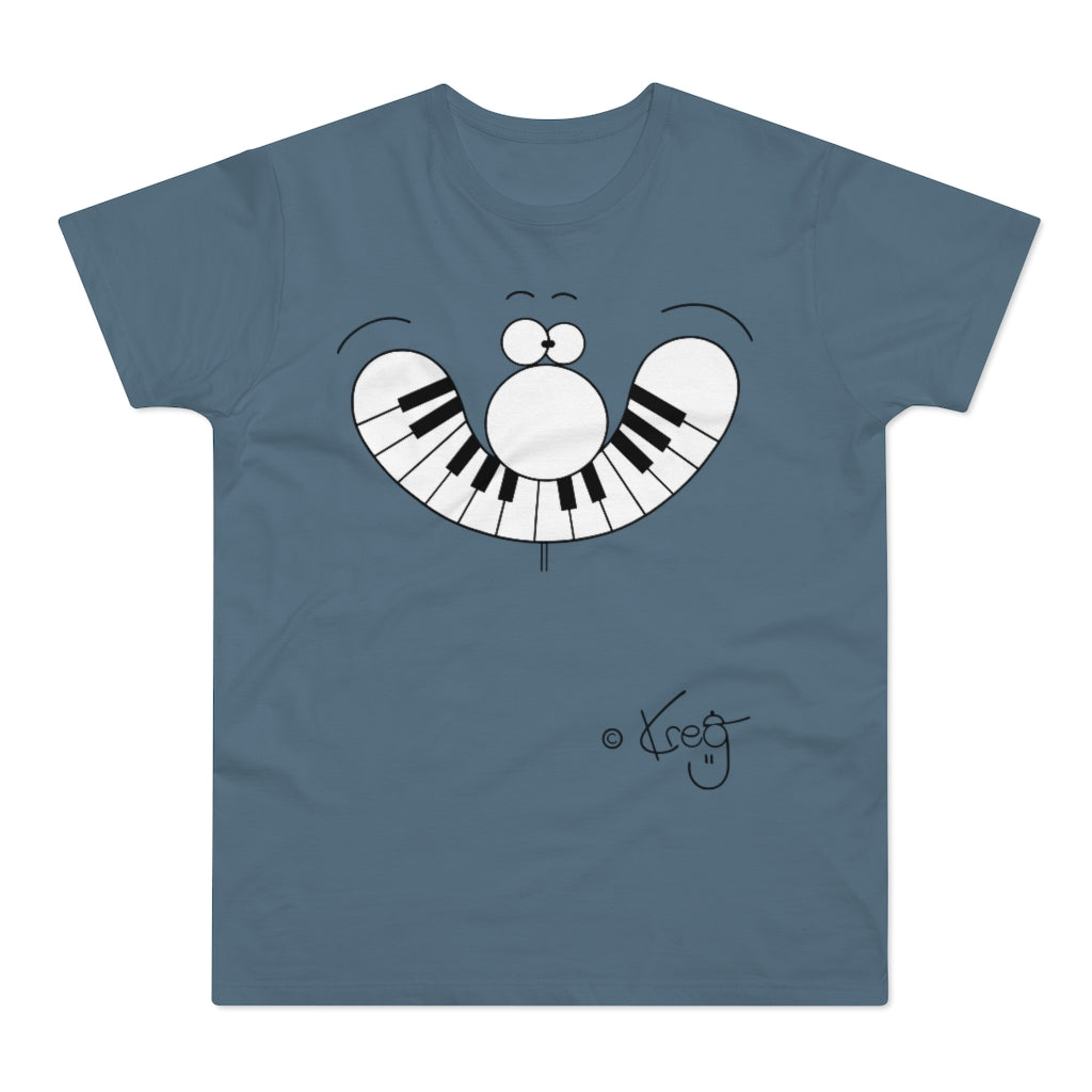 Smile Piano,Single Jersey Men's T-shirt