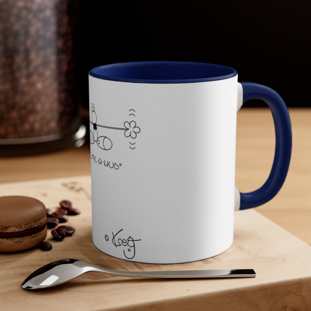 Give Me a Hug Accent Coffee Mug, 11oz