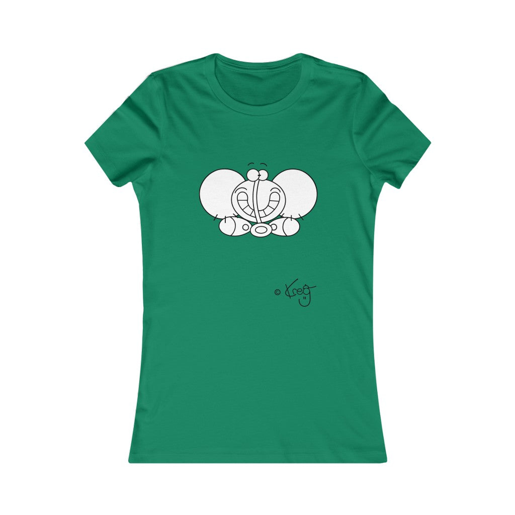 Smile Elephant,Women's Favorite Tee