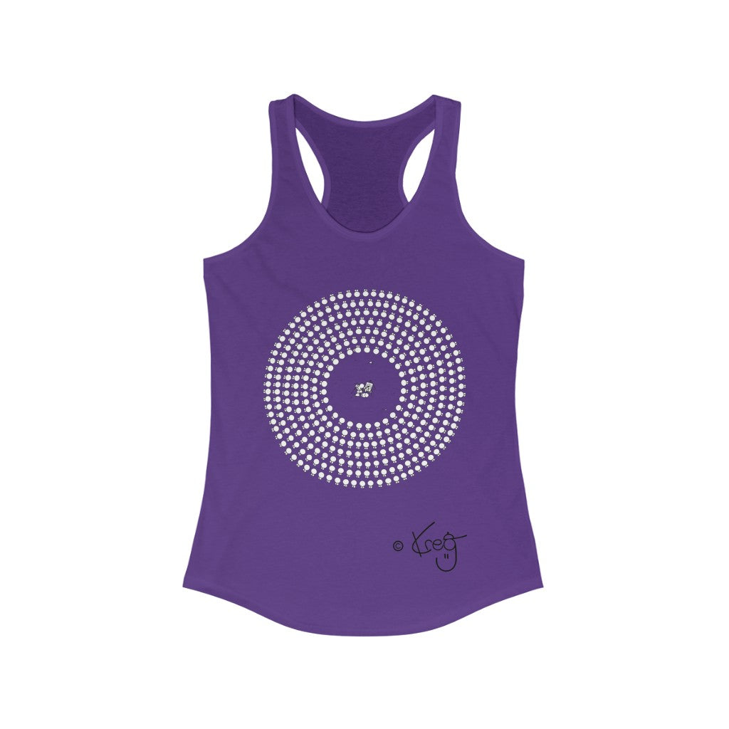 Circle Artist,Women's Ideal Racerback Tank