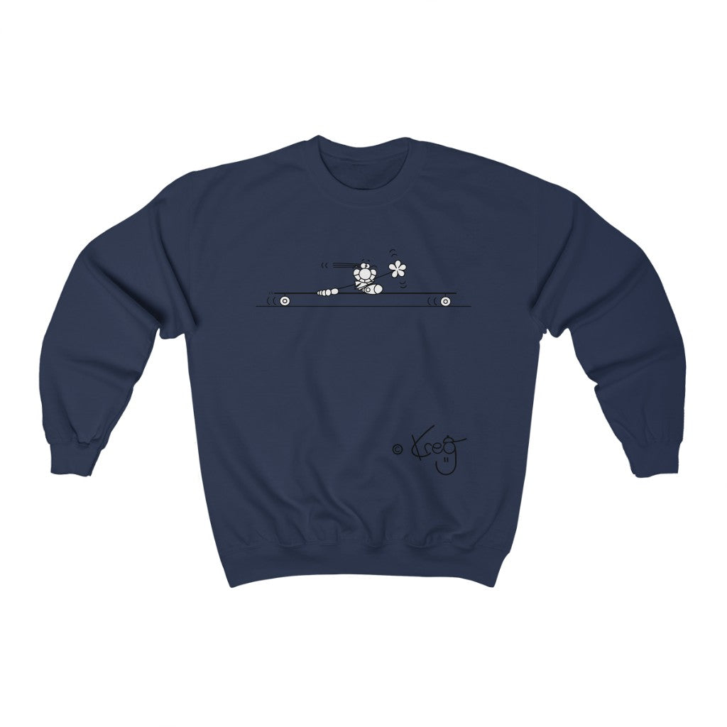 Longboarder,Unisex Heavy Blend™ Crewneck Sweatshirt