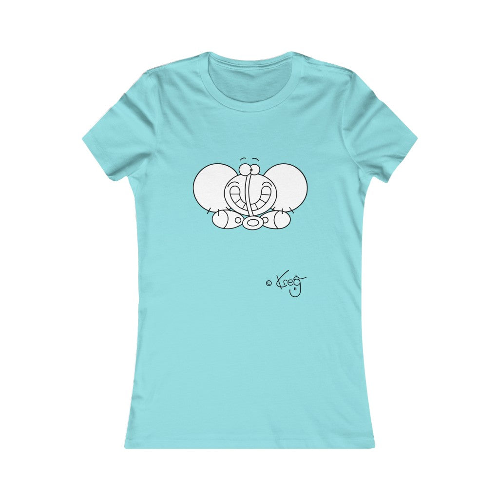 Smile Elephant,Women's Favorite Tee