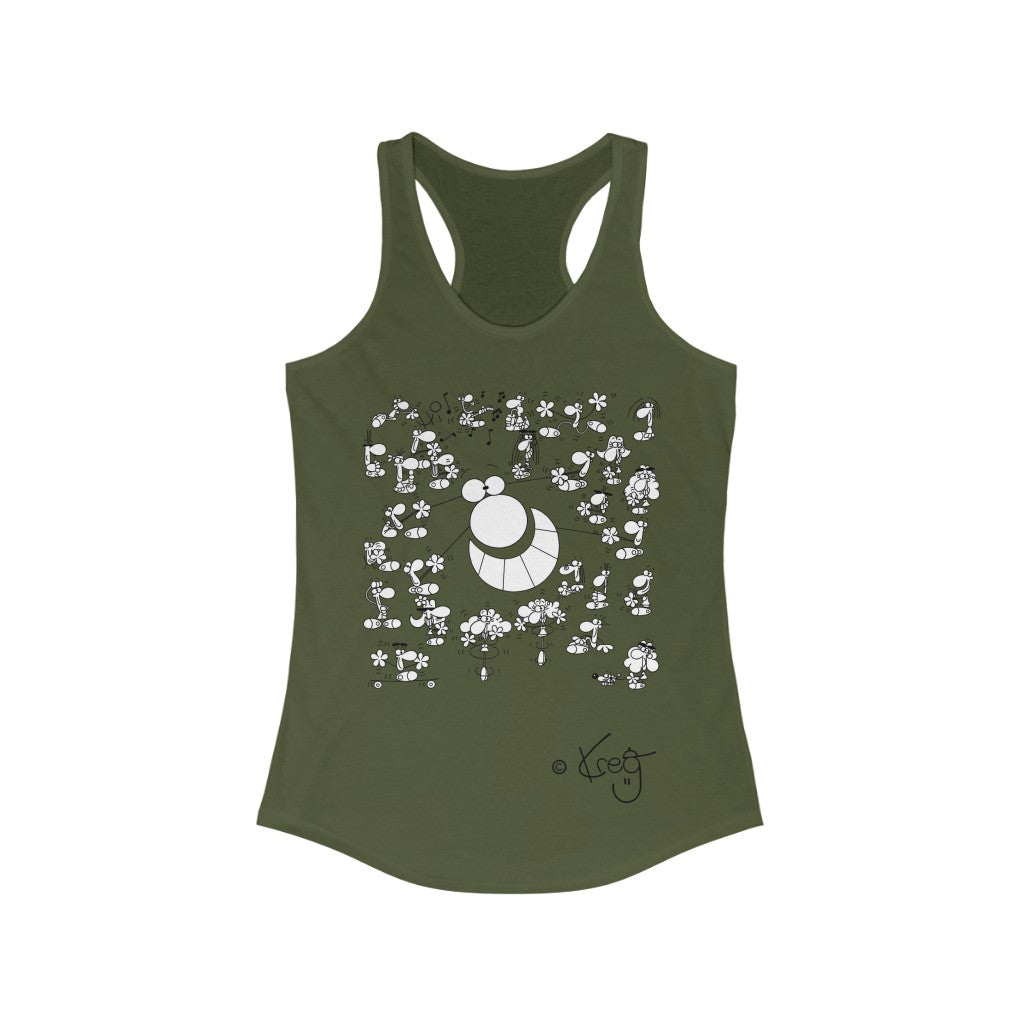 Street Art Performance,Women's Ideal Racerback Tank