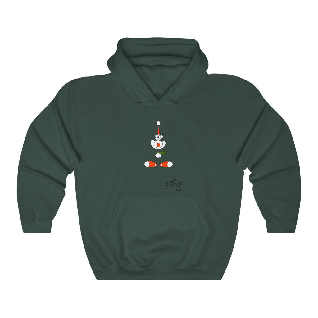 Smile Reindeer,Unisex Heavy Blend™ Hooded Sweatshirt