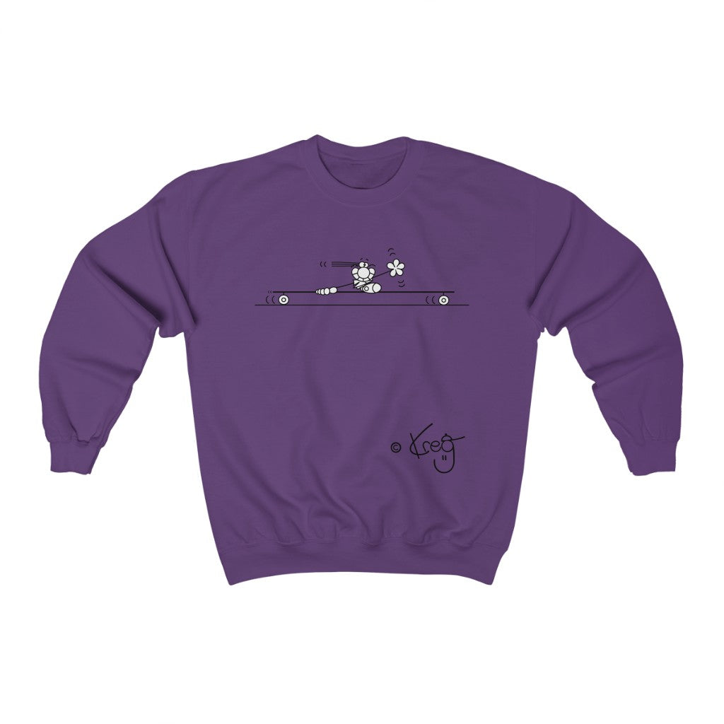 Longboarder,Unisex Heavy Blend™ Crewneck Sweatshirt