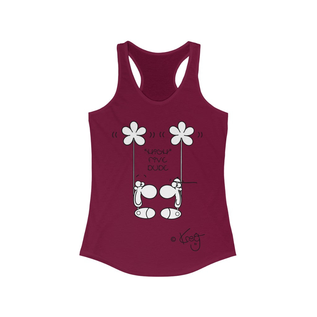 HIGH FIVE,Women's Ideal Racerback Tank