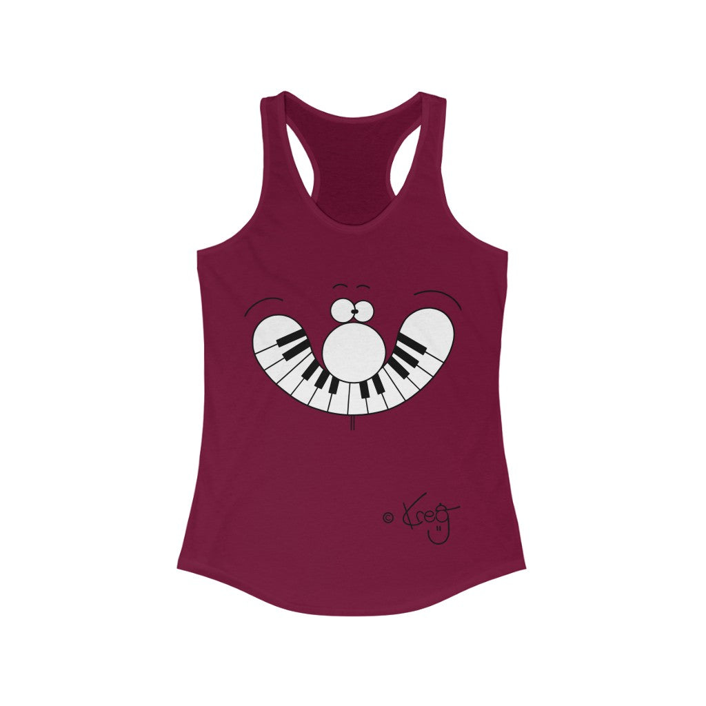 Smile Piano,Women's Ideal Racerback Tank