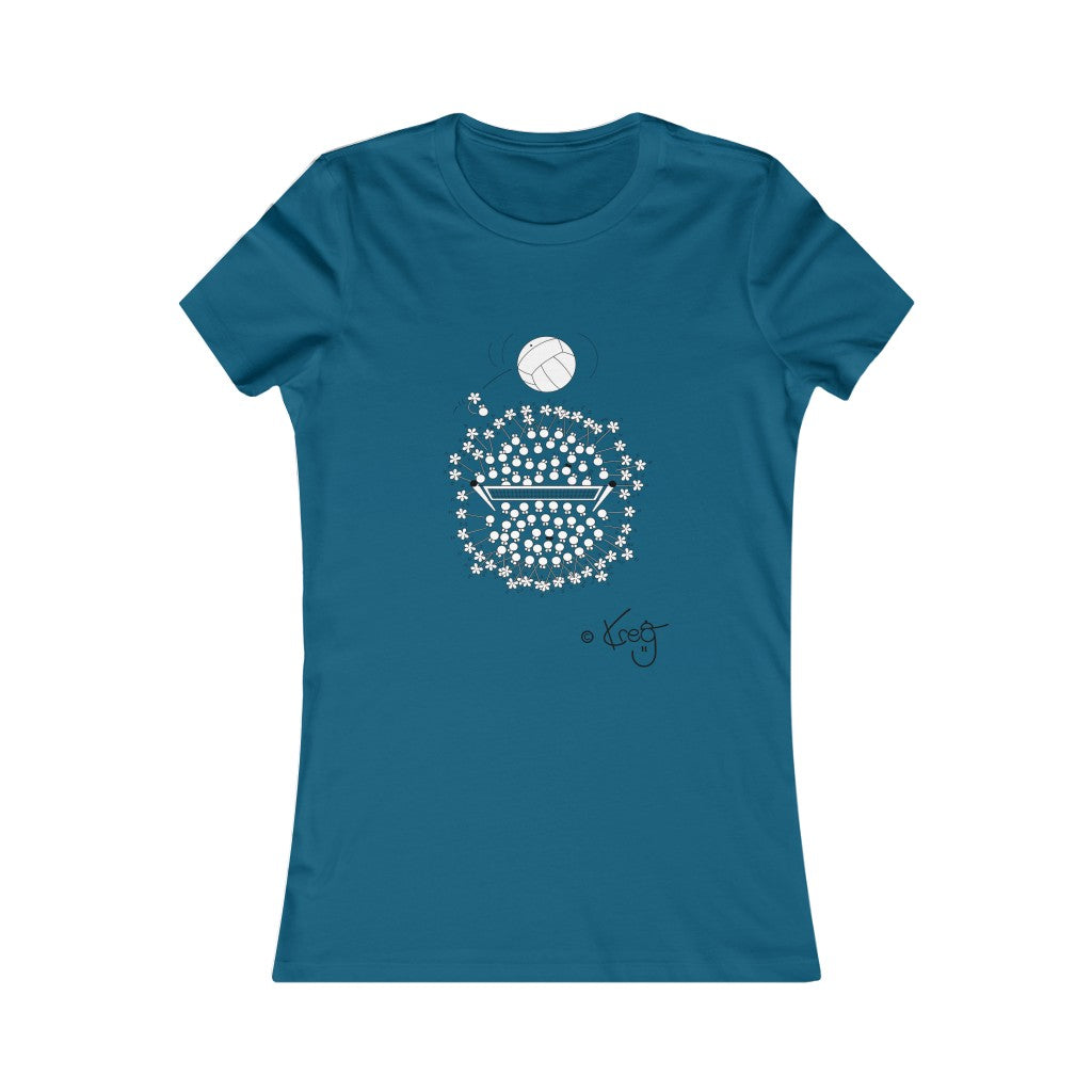 Volleyball Fun,Women's Favorite Tee