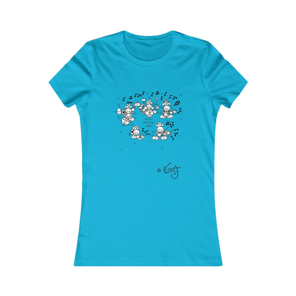 Moo's Band,Women's Favorite Tee