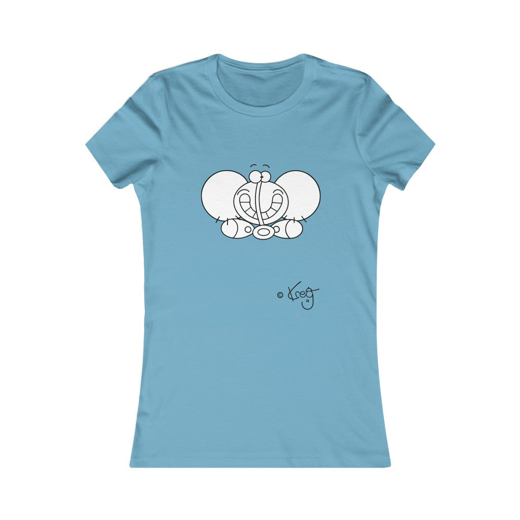 Smile Elephant,Women's Favorite Tee