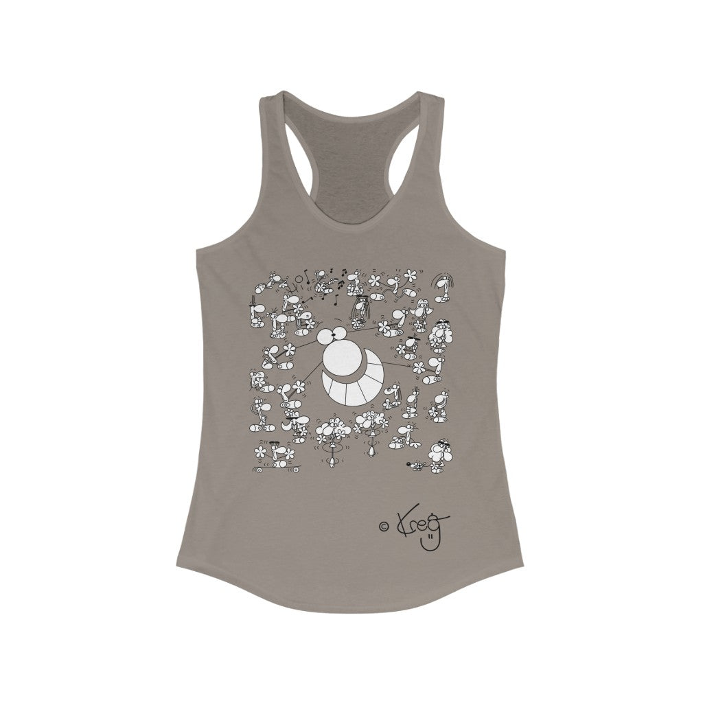 Street Art Performance,Women's Ideal Racerback Tank