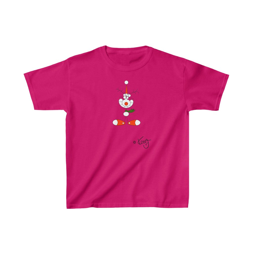 Smile Reindeer,Kids Heavy Cotton™ Tee