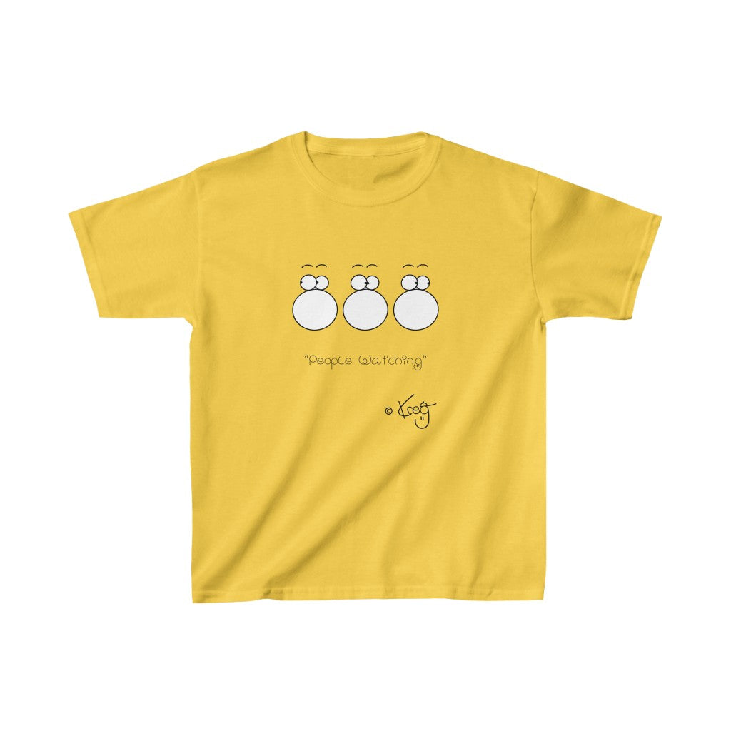 People Watching,Kids Heavy Cotton™ Tee