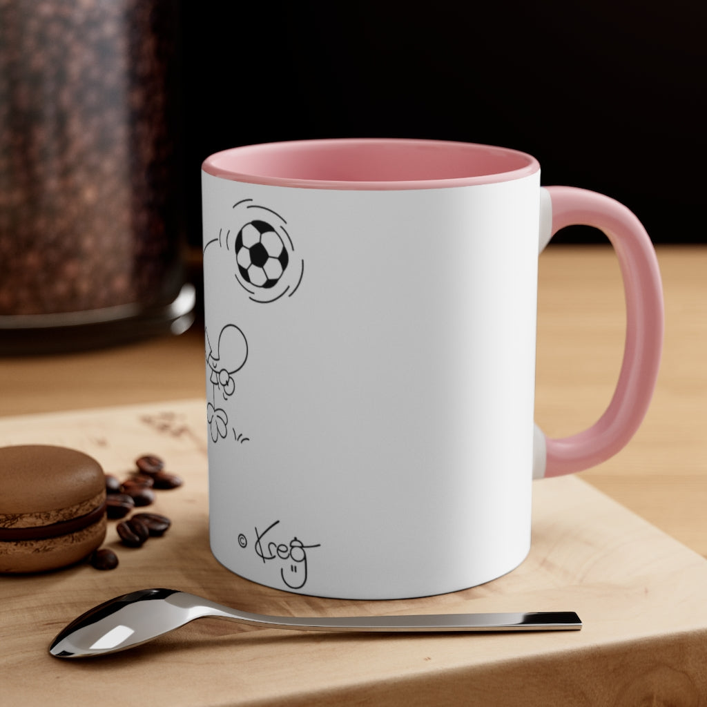 Soccer Accent Coffee Mug, 11oz