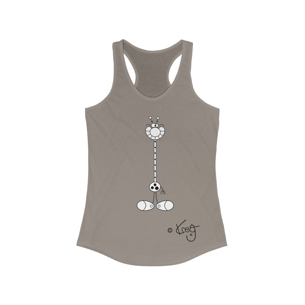 Laugh Giraffe,Women's Ideal Racerback Tank