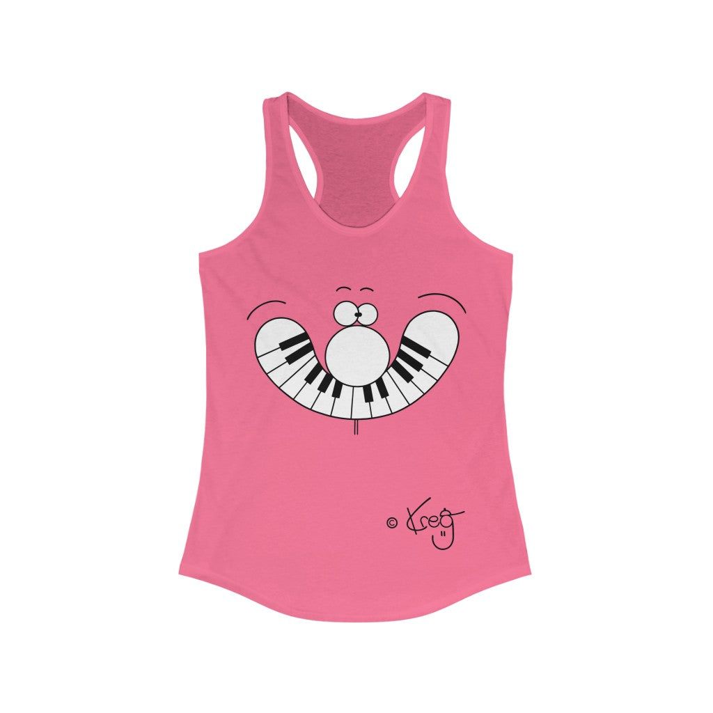 Smile Piano,Women's Ideal Racerback Tank