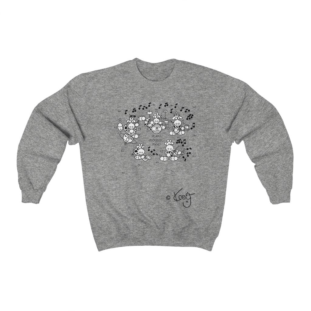 Moo's Band,Unisex Heavy Blend™ Crewneck Sweatshirt