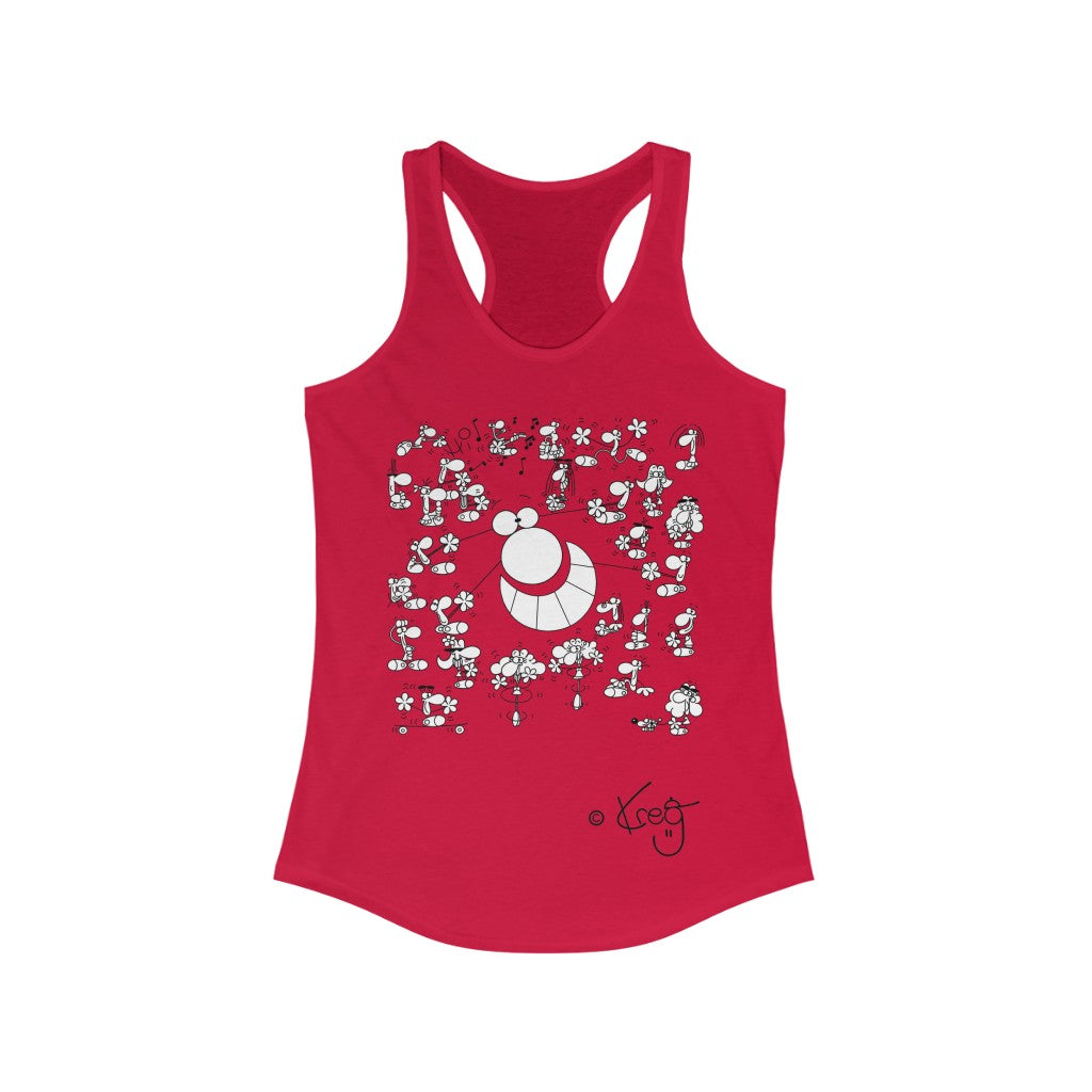 Street Art Performance,Women's Ideal Racerback Tank