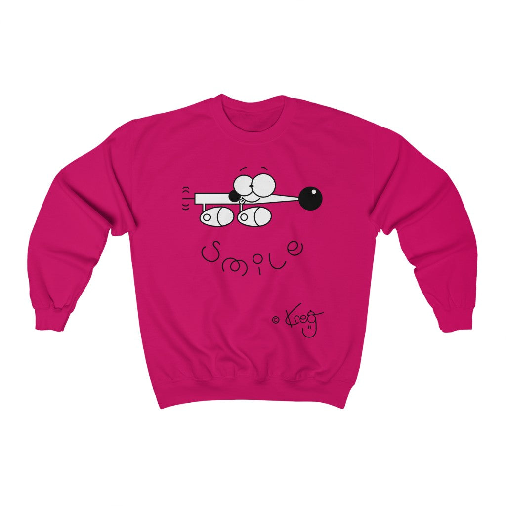 Wiener Dog Smile,Unisex Heavy Blend™ Crewneck Sweatshirt