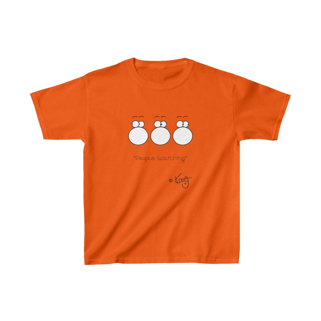 People Watching,Kids Heavy Cotton™ Tee