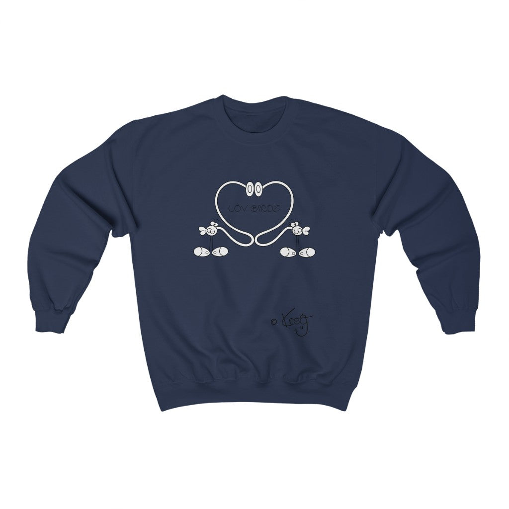 Lov Birdz,Unisex Heavy Blend™ Crewneck Sweatshirt