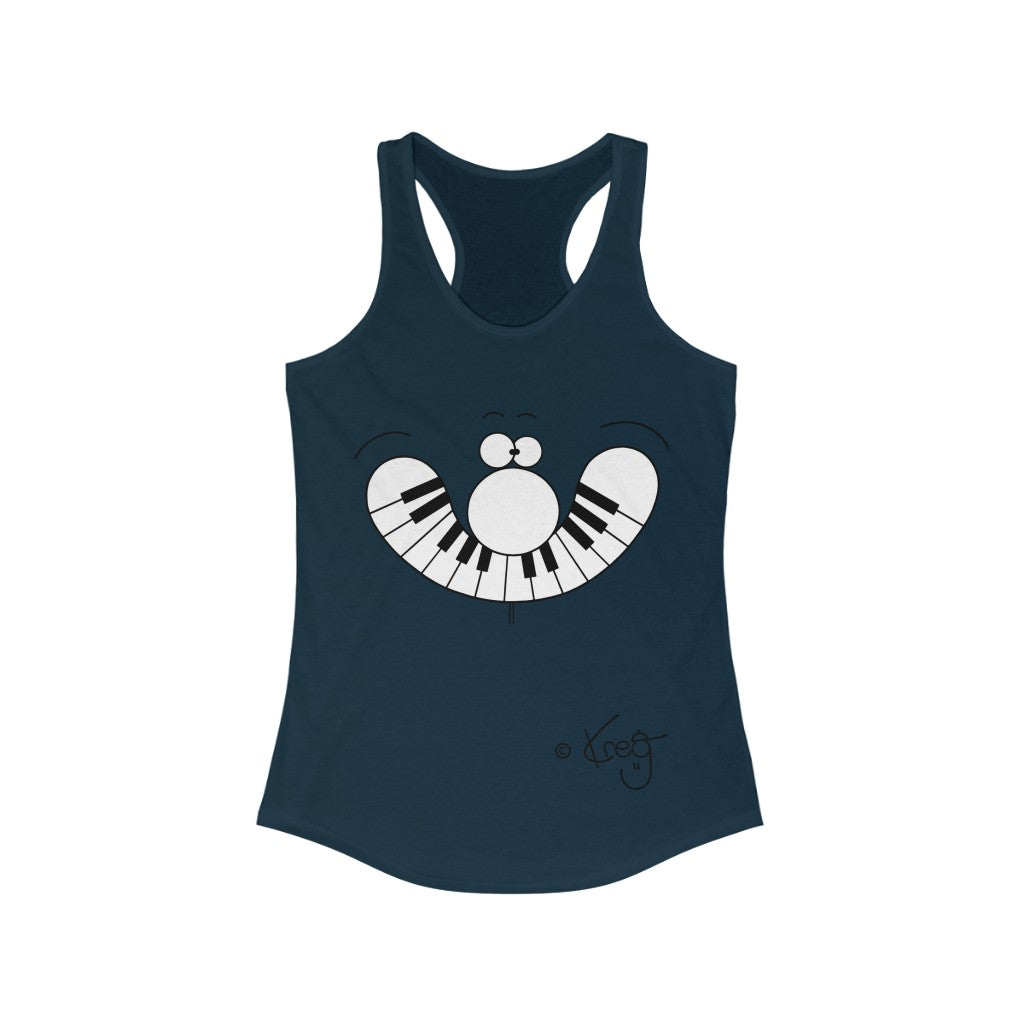 Smile Piano,Women's Ideal Racerback Tank