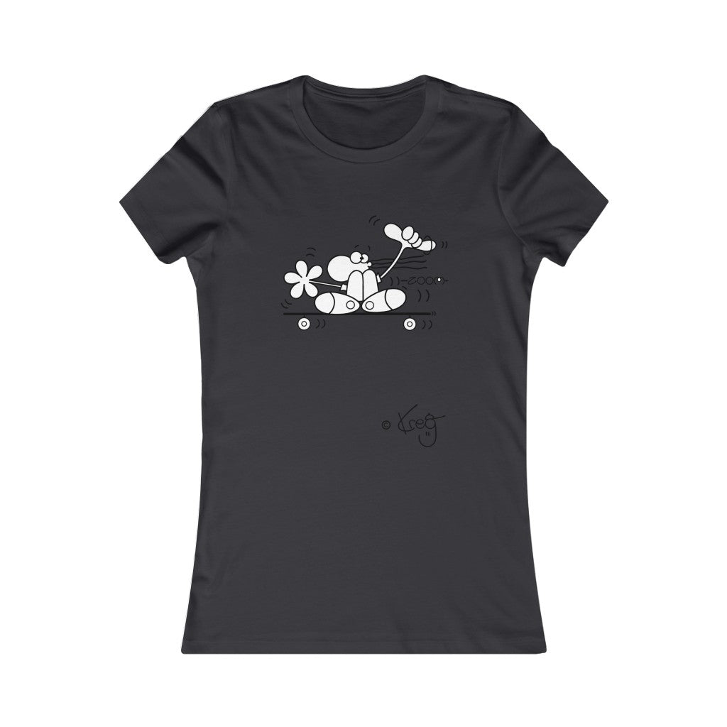 Skateboarder,Women's Favorite Tee