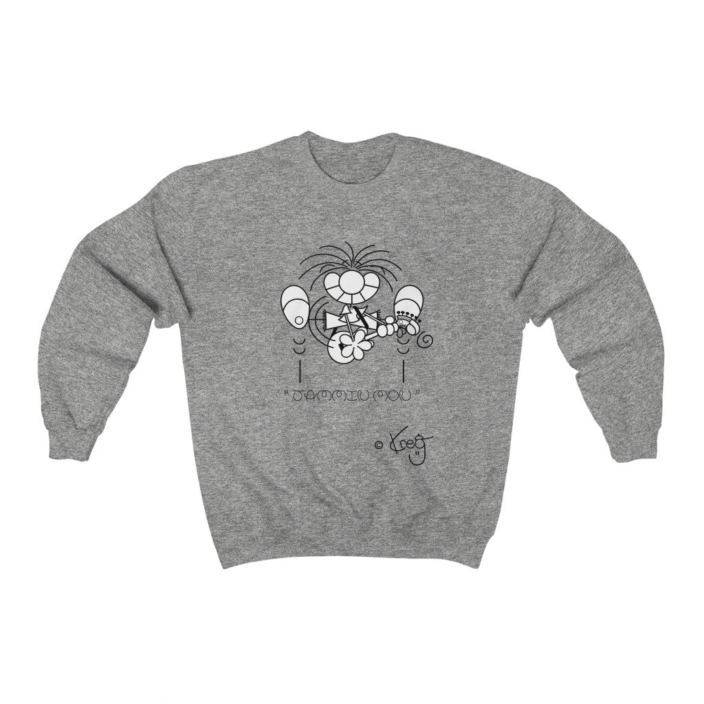 Guitar Mon Jammin,Unisex Heavy Blend™ Crewneck Sweatshirt