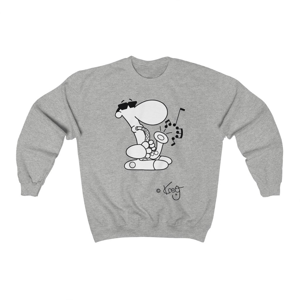 Sax Dude,Unisex Heavy Blend™ Crewneck Sweatshirt