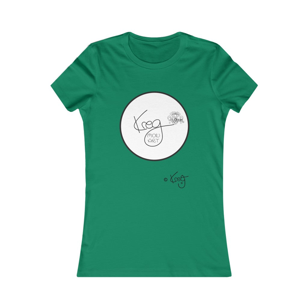 Kreg Mon Art Logo,Women's Favorite Tee