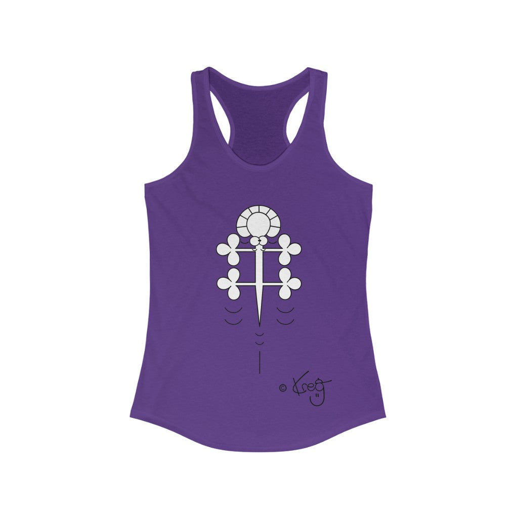 Leaping Lizard,Women's Ideal Racerback Tank