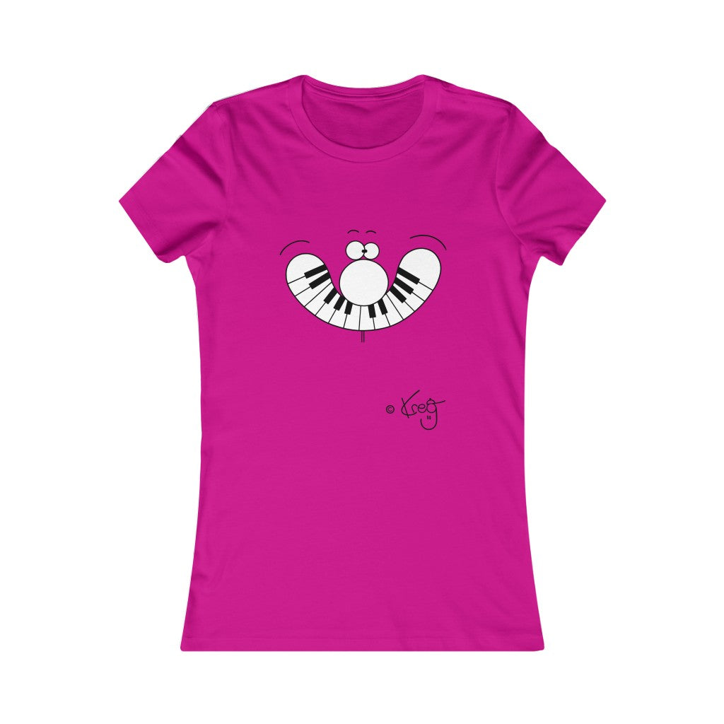 Smile Piano,Women's Favorite Tee