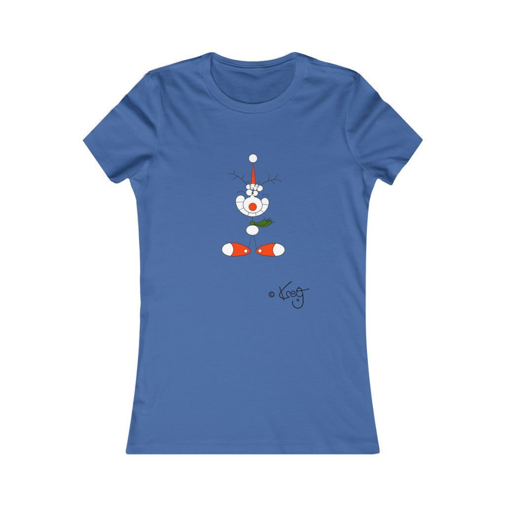 Reindeer Smile,Women's Favorite Tee