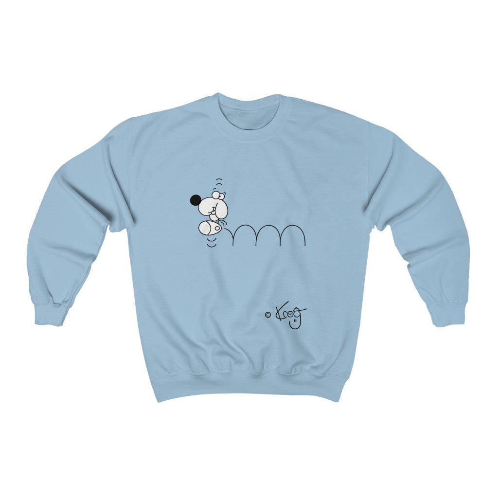 Bouncing Doggy,Unisex Heavy Blend™ Crewneck Sweatshirt