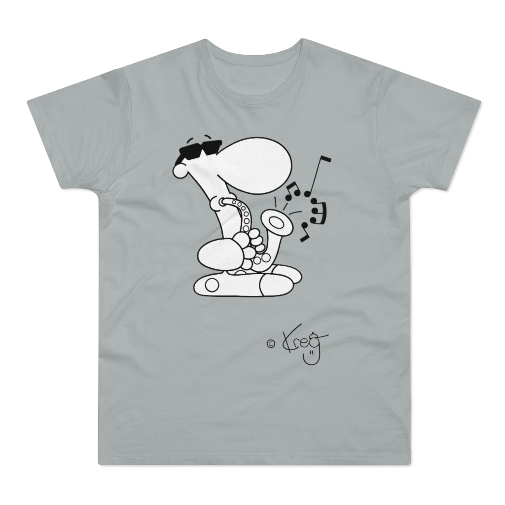 Sax Dude,Single Jersey Men's T-shirt