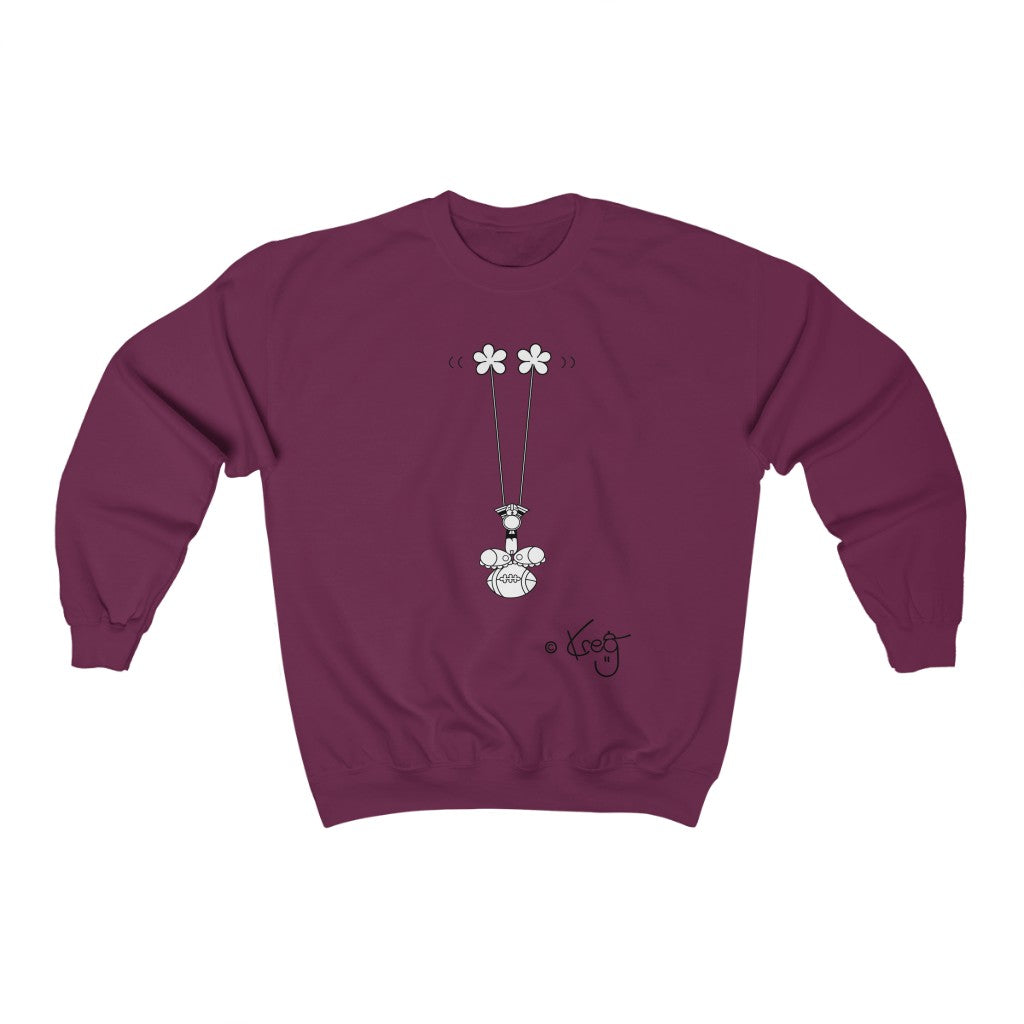 Touch Down,Unisex Heavy Blend™ Crewneck Sweatshirt